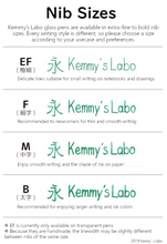 Load image into Gallery viewer, Kemmy's Labo Corset Glass Pen - Cobalt